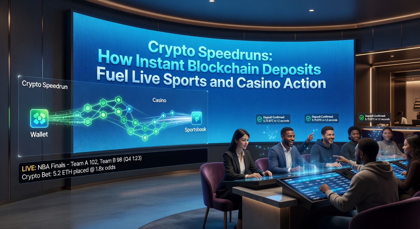 Abbildung eines dynamischen Blockchain-Transaktionsflusses, der Live-Wetten in Echtzeit visualisiert, mit Kryptowährungs-Symbolen und Sport-Elementen