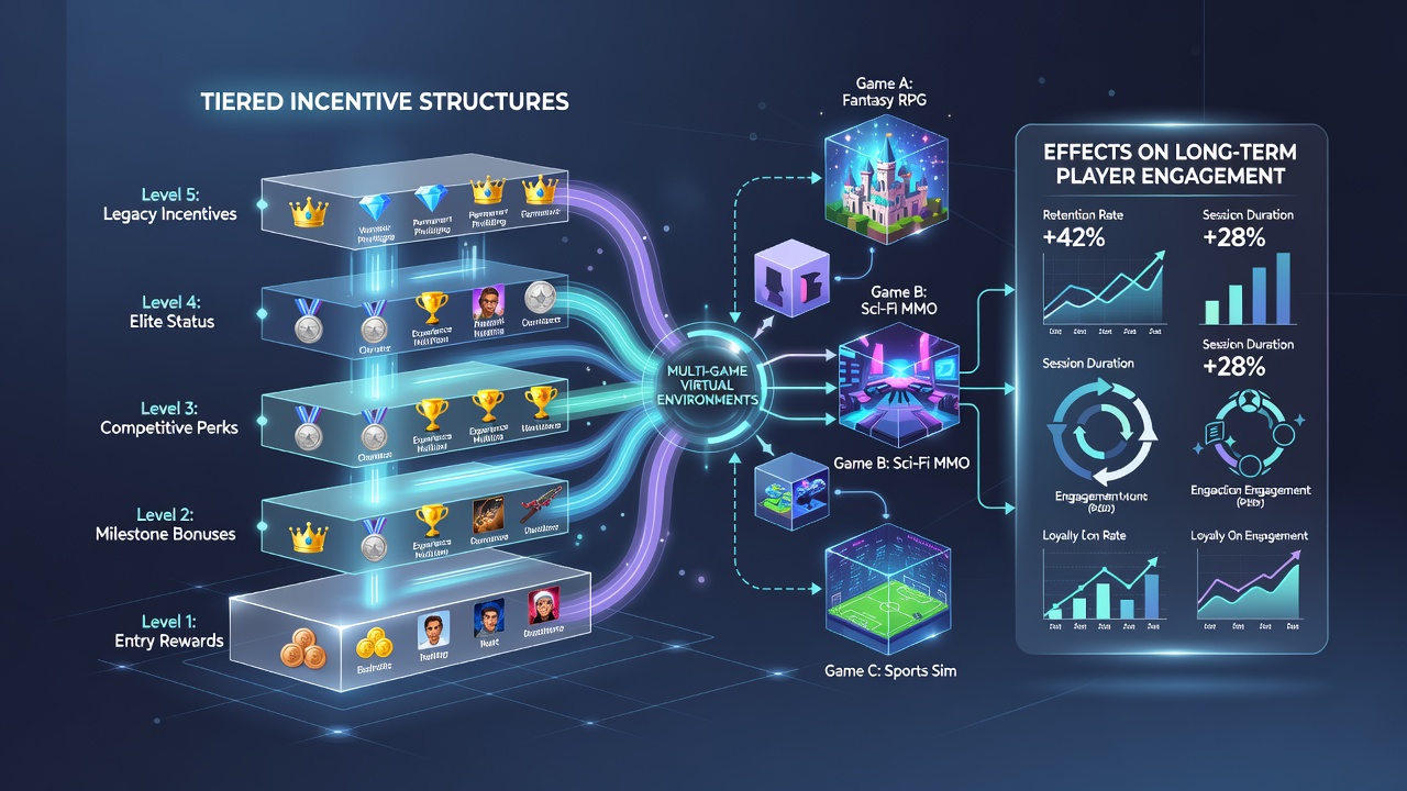 Analyse langfristiger Spielerinteraktionen durch gestaffelte Anreize in virtuellen Multi-Game-Umgebungen
